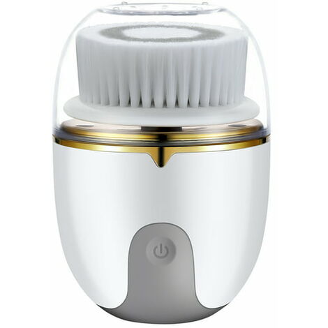 Mini brosse nettoyante pour le visage, brosse électrique pour le visage rechargeable pour un nettoyage en profondeur avec 3 têtes de brosse, exfoliant la peau, brosse pour le visage pour la douche et