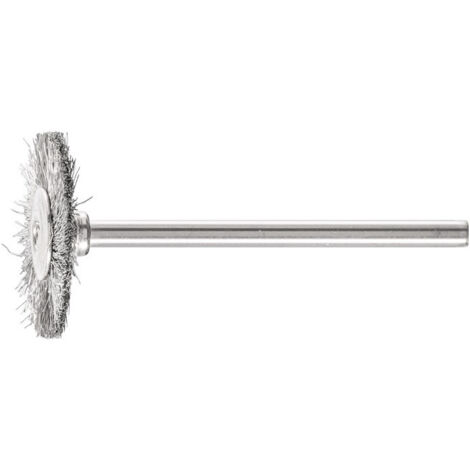 Mini brosse ronde D22xl2xL6 mm VA PFERD (Par 10)
