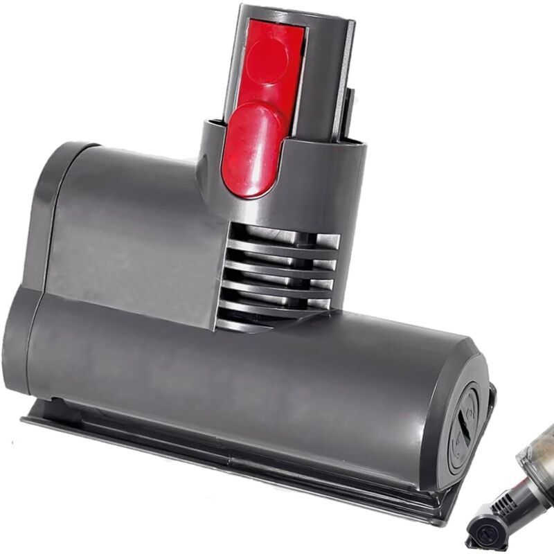 Mini brosse turbo pour Dyson V7 V8 V10 V11 V15, brosse rotative motorisée avec système de fixation rapide pour canapé, siège auto, fauteuil, élimine