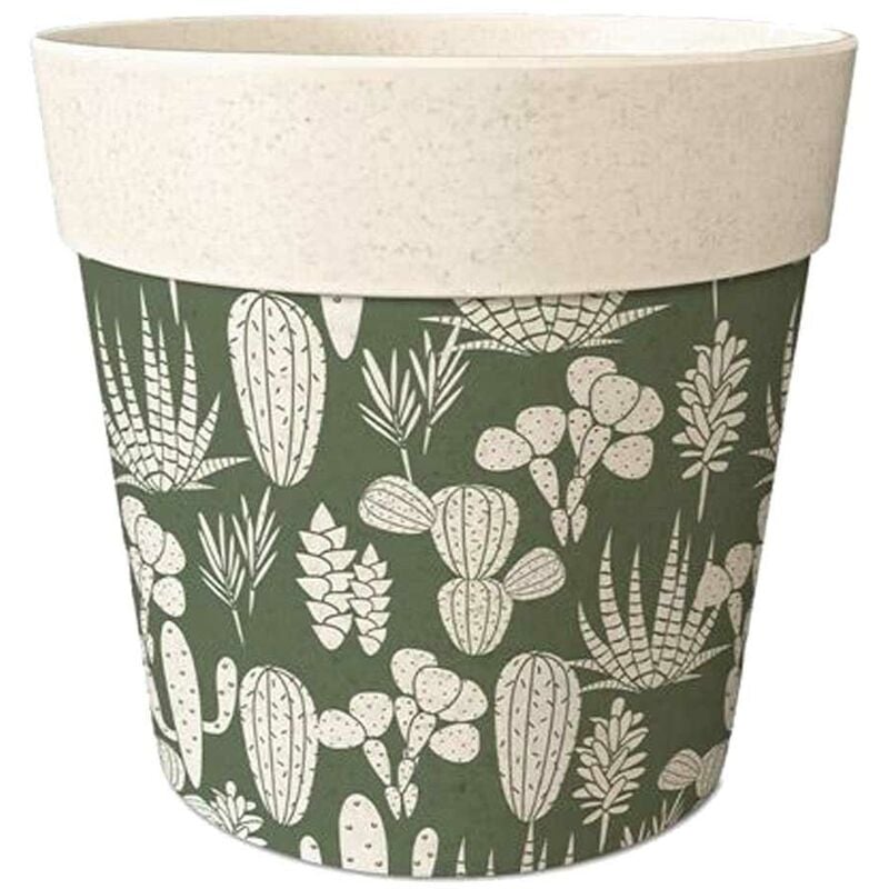 Zen Et Ethnique - Mini cache Pot cactus Bambou 6 cm