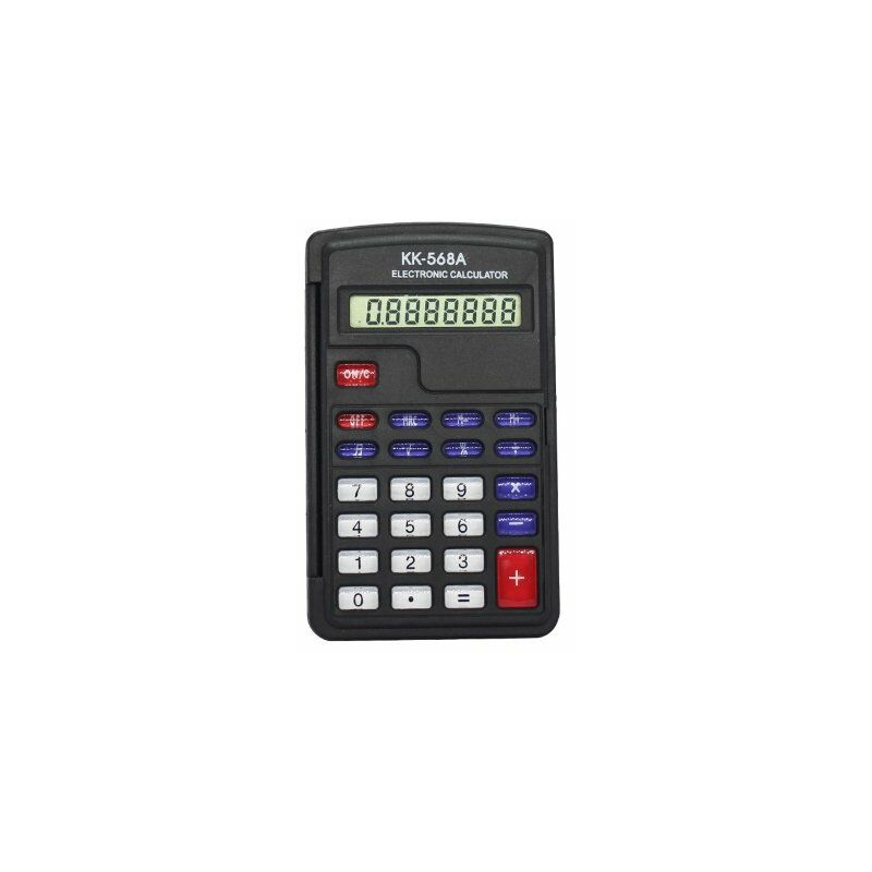Image of Zorei - Mini Calcolatrice da Tavolo per Ufficio Tascabile Con Coperchio 8 Cifre