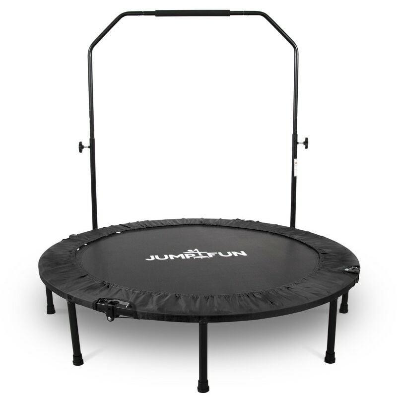 Jump4fun - Mini Cama Elástica - Trampolín Fitness Plegable Doble-Barra - Ø122cm