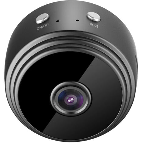 Mini cámara espía WiFi IP inalámbrica oculta Full HD 1080P, con visión nocturna infrarroja y detección de movimiento, para interior y exterior.