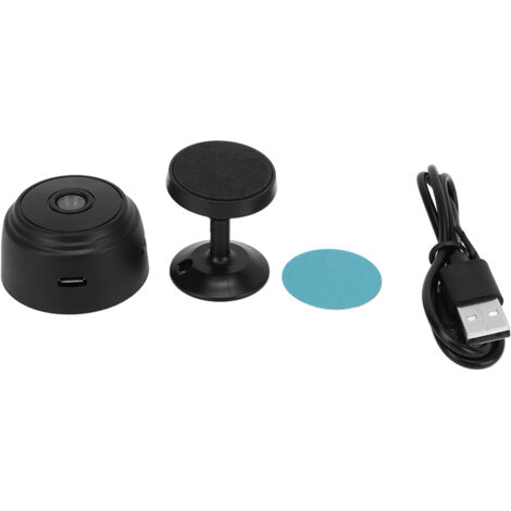 Mini caméra A9 Home avec coque arrière magnétique, caméra sans fil HD 1080p pour la maison, le bureau ou la cour