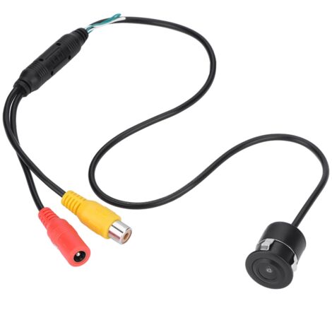 Mini Caméra CCD Couleur Étanche pour Voiture, Angle Large 95°, Système PAL, Câblée
