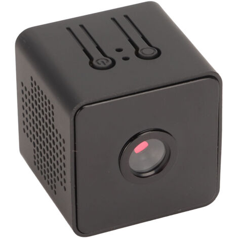 Mini caméra de sécurité WiFi, compatible avec la détection de mouvement, la vision nocturne infrarouge, la résolution HD 1080p et les systèmes iOS et Android.