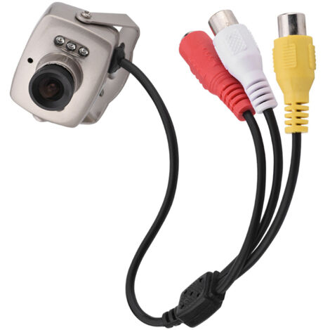Mini Caméra de Surveillance CMOS 6 LED avec Vision Nocturne et Vidéo Numérique PAL
