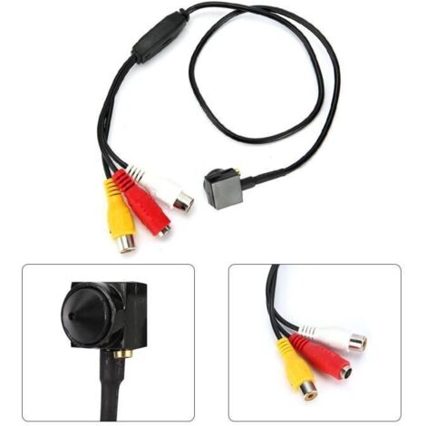 Mini Caméra de Vidéosurveillance - 1000TVL - HD - Vision Nocturne Infrarouge - Compacte - Facile à Installer