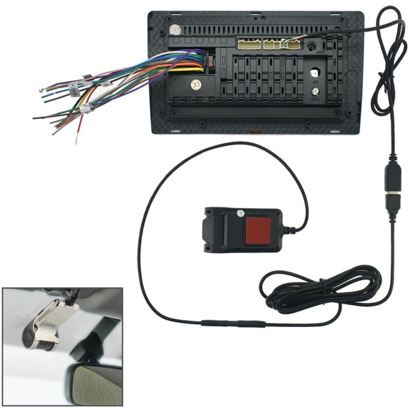 Mini caméra dvr pour voiture 170 degrés réglable hd 1080P enregistreur de course accessoires