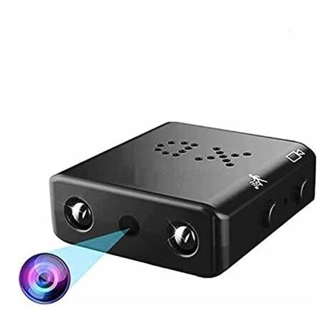 Mini Caméra Espion HD 1080P Caméra sécurité avec Vision Nocturne, Détection de Mouvement pour Utiliser à la Maison, en Voiture, au Bureau ou à l'Extérieur