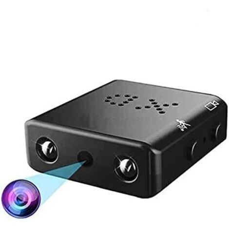 Mini Caméra Espion HD 1080P Caméra sécurité avec Vision Nocturne, Détection de Mouvement pour Utiliser à la Maison, en Voiture, au Bureau ou à l'Extérieur