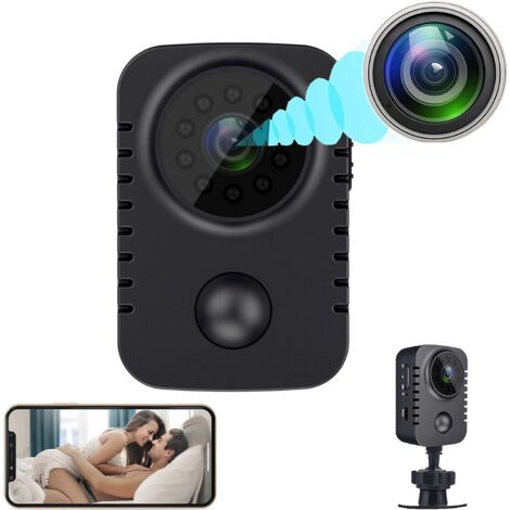 Mini Caméra Espion HD Discrete Longue autonomie 3 Mois Detection PIR Mini Caméra Caméra Cachée sans Fil -ANPVIZ