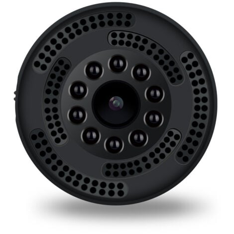 CLENF MALL Mini Caméra Espion Sans Fil WiFi 1080P – Caméra Surveillance Intérieur/Extérieur avec Détecteur de Mouvement, Vision Nocturne et Moniteur à Distance