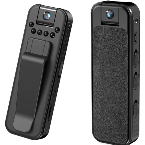 Mini caméra HD 1080P Mini cam à lentille rotative à 180 degrés Caméra de Surveillance Portable Petite caméra vidéo de sécurité avec détection de Mouvement Vision Nocturne