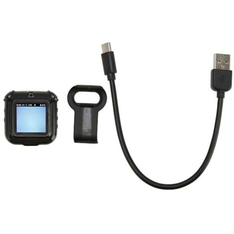 Mini caméra HD avec enregistrement en boucle intelligent et enregistreur vidéo portable avec réduction du bruit de 16 Go