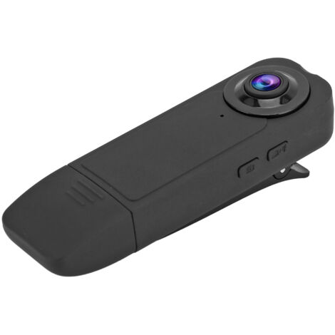Mini caméra portable rechargeable 1080p, idéale pour la sécurité à domicile et en extérieur.