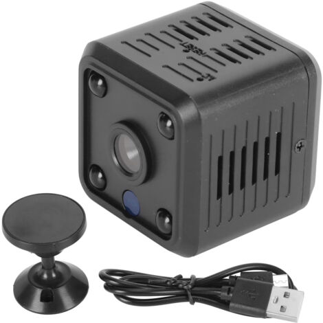 Mini Caméra WiFi HD 1080P avec Vision Nocturne, Détection de Mouvement, Caméra de Surveillance sans Fil pour Maison, Voiture, Bureau