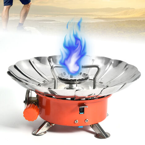 Mini-Campingkocher, tragbar, leicht, windfest, für Outdoor-Kochen und Überlebenssituationen (Standardmodell)