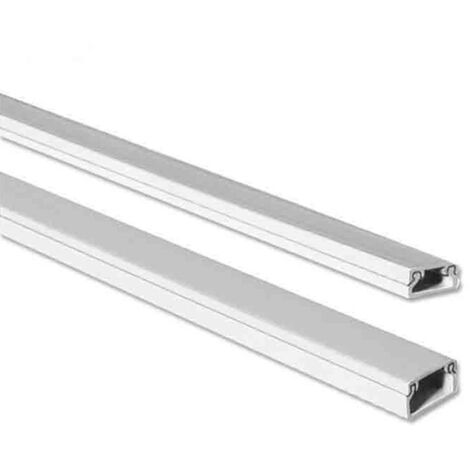 Mini Canale Adesivo Bianco PVC 2m PVC 10x10mm PVC Facile