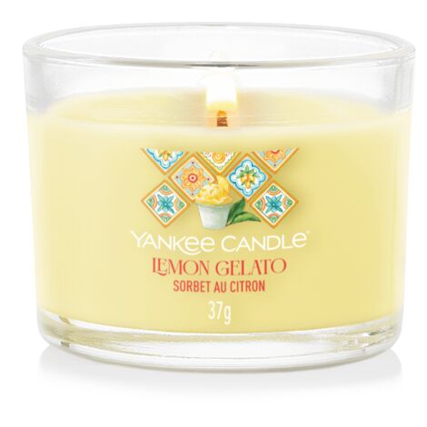Mini candela Yankee Candle al gusto di limone e gelato, 37 g