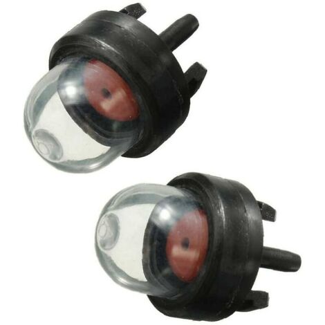 Mini Carburateur Huile Bulle Essence snap Poire Pompe Kit pour Tondeuse Taille-haie Tronçonneuse Accessoires 2 pièces