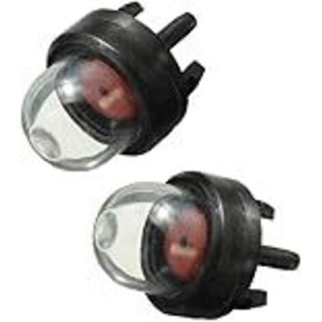 Mini Carburateur Huile Bulle Essence snap Poire Pompe Kit pour Tondeuse Taille-haie Tronçonneuse Accessoires 2 pièces