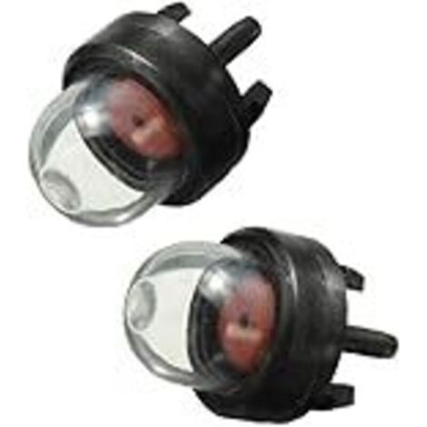 Mini Carburateur Huile Bulle Essence snap Poire Pompe Kit pour Tondeuse Taille-haie Tronçonneuse Accessoires 2 pièces