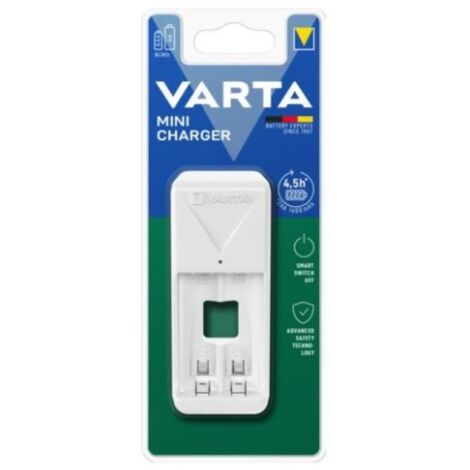 Mini cargador varta sin pilas aa/aaa