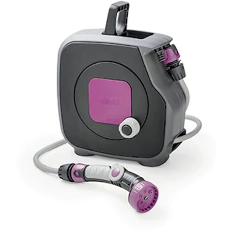 Mini carrete de manguera "estilo aquabag" morado