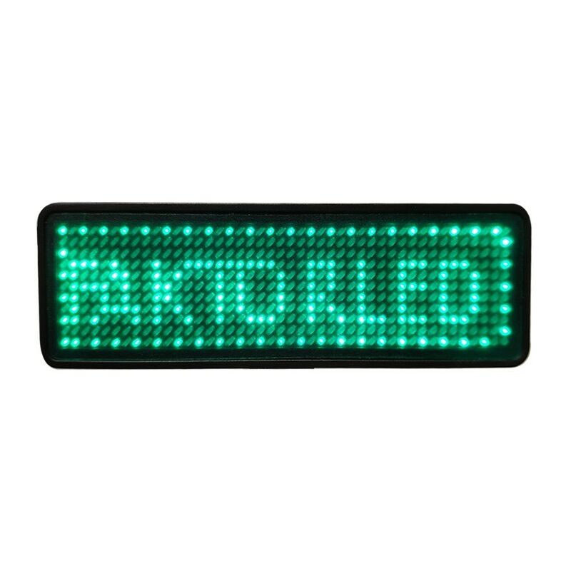 

Mini cartel led 44x11 verde