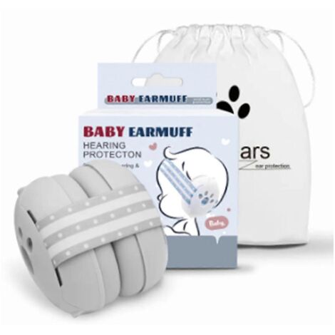 Mini-casque antibruit réglable avec protection auditive