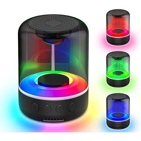 Mini Cassa Bluetooth Portatile con Luce LED RGB Ricaricabile USB Altoparlante