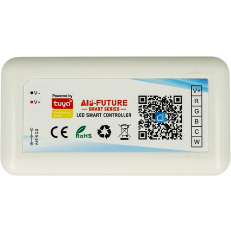 Mini Centralina Tuya Smart Controller Wi-Fi Led Dimmer RGBCW RGB+CCT 5 Canali Compatibile Con Alexa Google Home