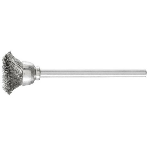 Mini cepillo de taza TBU 1503/3 INOX 0.10 D15xW3xL5mm VA PFERD (Por 10)