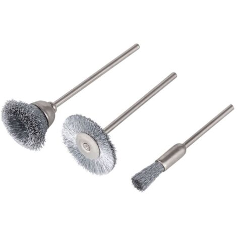 Mini cepillos Wolfcraft. Para taladros, minitrapanes y ejes flexibles. 2114000