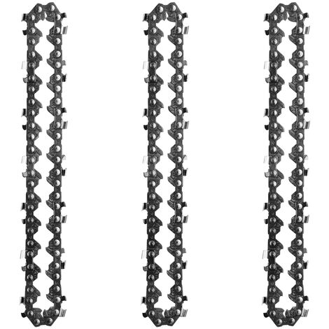 Mini chaine de remplacement de chaine en acier au manganese de 4 pouces pour scie a chaine electrique accessoires de scie a chaine electrique