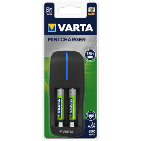MINI CHARGER RICARICATORE VARTA BATTERIE MINI STILO AA