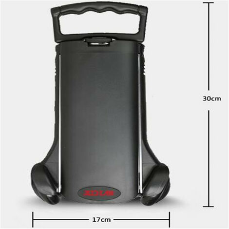 Mini chariot de Shopping pliable Portable en alliage d&39aluminium, petite remorque,Marron