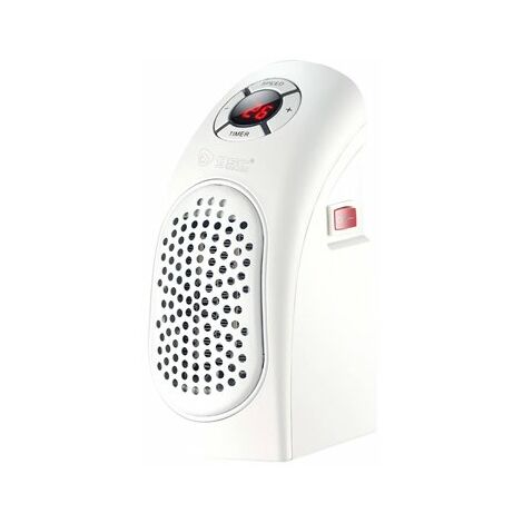 Mini chauffage à brancher Bardei 400W – Blanc