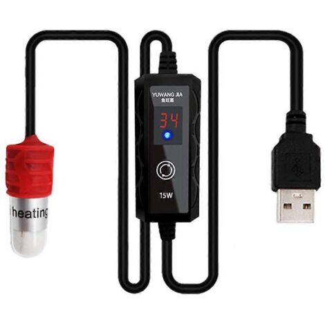 Mini-chauffage pour aquarium (15 W) illustré