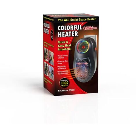 Mini Chauffage, radiateur électrique portable, radiateur de bureau pour le bureau et la maison, souffleur d'air chaud avec télécommande intelligente