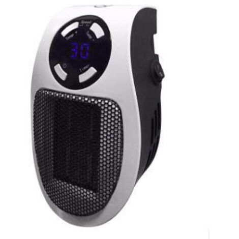 Mini Chauffage Soufflant, 500 W radiateur soufflant électrique Portable à économie d'énergie, radiateur soufflant céramique PTC avec télécommande