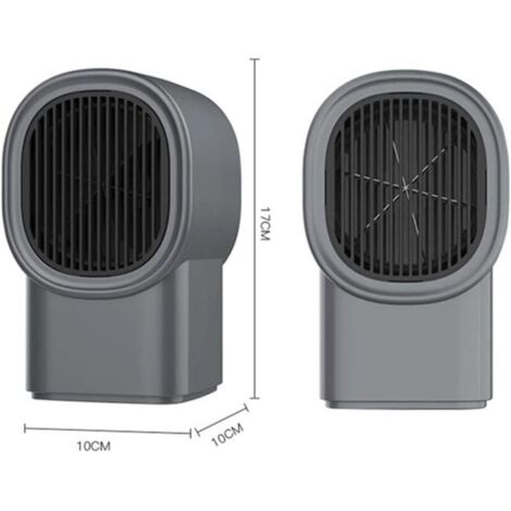 Mini Chauffage Soufflant,Radiateur Soufflant Electrique,Chauffage Électrique Portatif en Céramique,Radiateur de Bureau à Chauffage Rapide Silencieux pour Bureau,Utilisation Intérieure Chambre Bébé