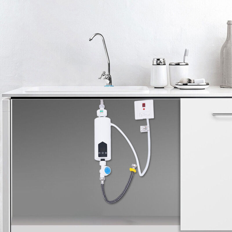 Senderpick - Mini chauffe - eau électrique à chaud cuisine salle de bain chauffe - eau 5500w