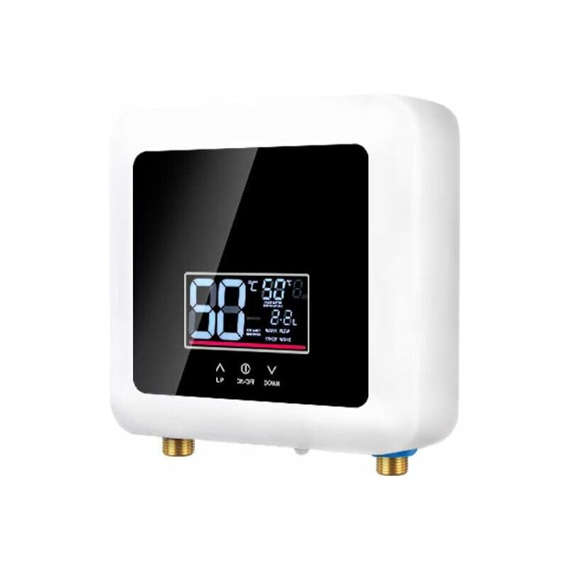 Gojoy - Mini chauffe-eau sans réservoir, 7.5 kw Chauffe-eau électronique sans réservoir prêt à L'emploi chauffe-eau sans réservoir résistant à la