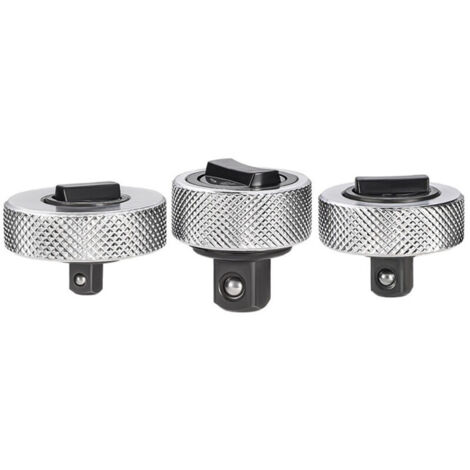 Mini chiave a cricchetto reversibile, 3 pezzi da 1/4'', 3/8'' e 1/2'', chiave a cricchetto palmare per spazi ristretti