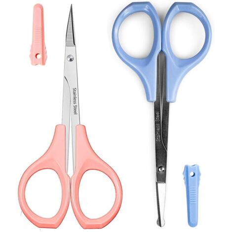Mini ciseaux à poils pubiens sûrs à pointe ronde pour femmes
