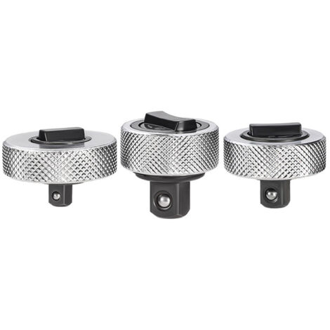 Mini Clé à Cliquet Réversible, 3 Pièces 1/4'' 3/8'' 1/2'' Ratchet Wrench, Paume Cliquet pour les Espaces Restreints