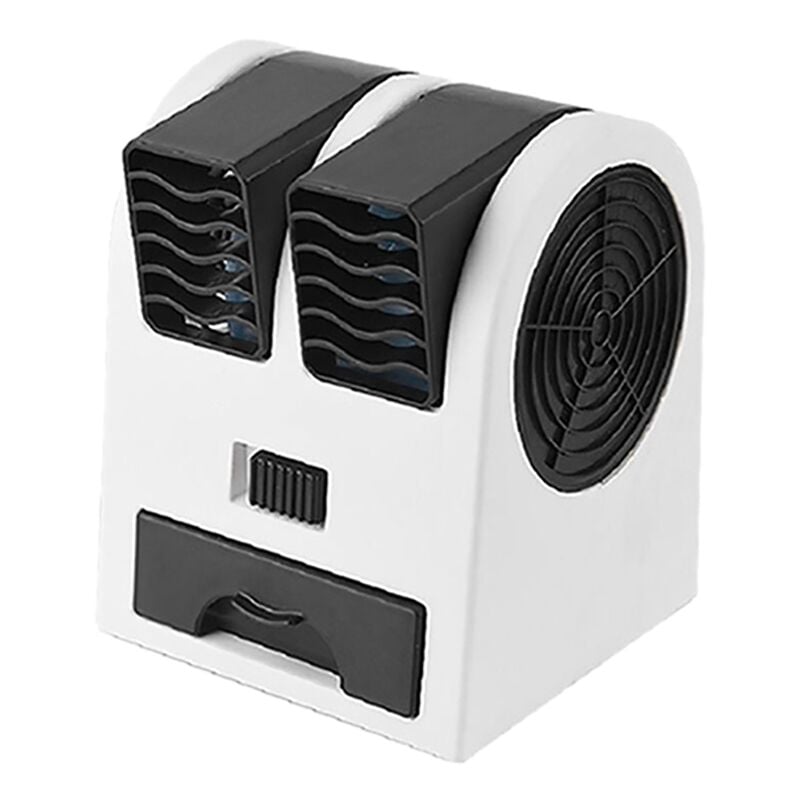 Mini Climatisation 3-En-1 Ventilateur Humidificateur Purificateur pour Maison / ExtéRieur usb / Alimenté par Batterie Refroidisseur D'Air Silencieux