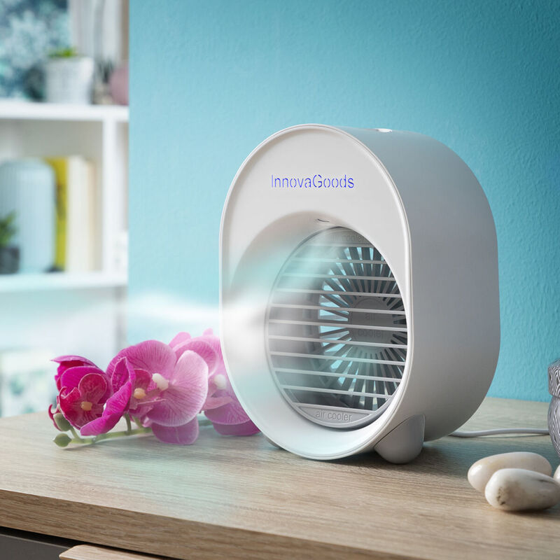 Zanvic - Mini-climatiseur Humidificateur à Ultrasons avec led Koolizer InnovaGoods